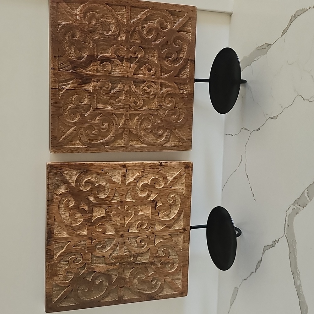 Cost Plus World Market Brown Wall Sconces